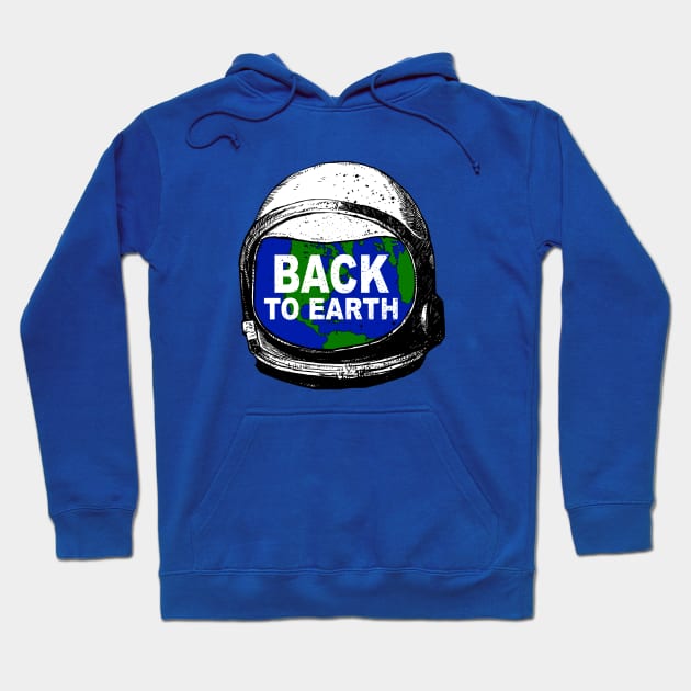 Astronaut Back to Earth Hoodie by barmalisiRTB